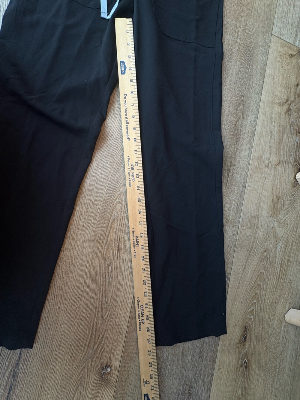 Figs Black Zip-Front Technical Jumpsuit with White Drawstring - Picture 8 of 11